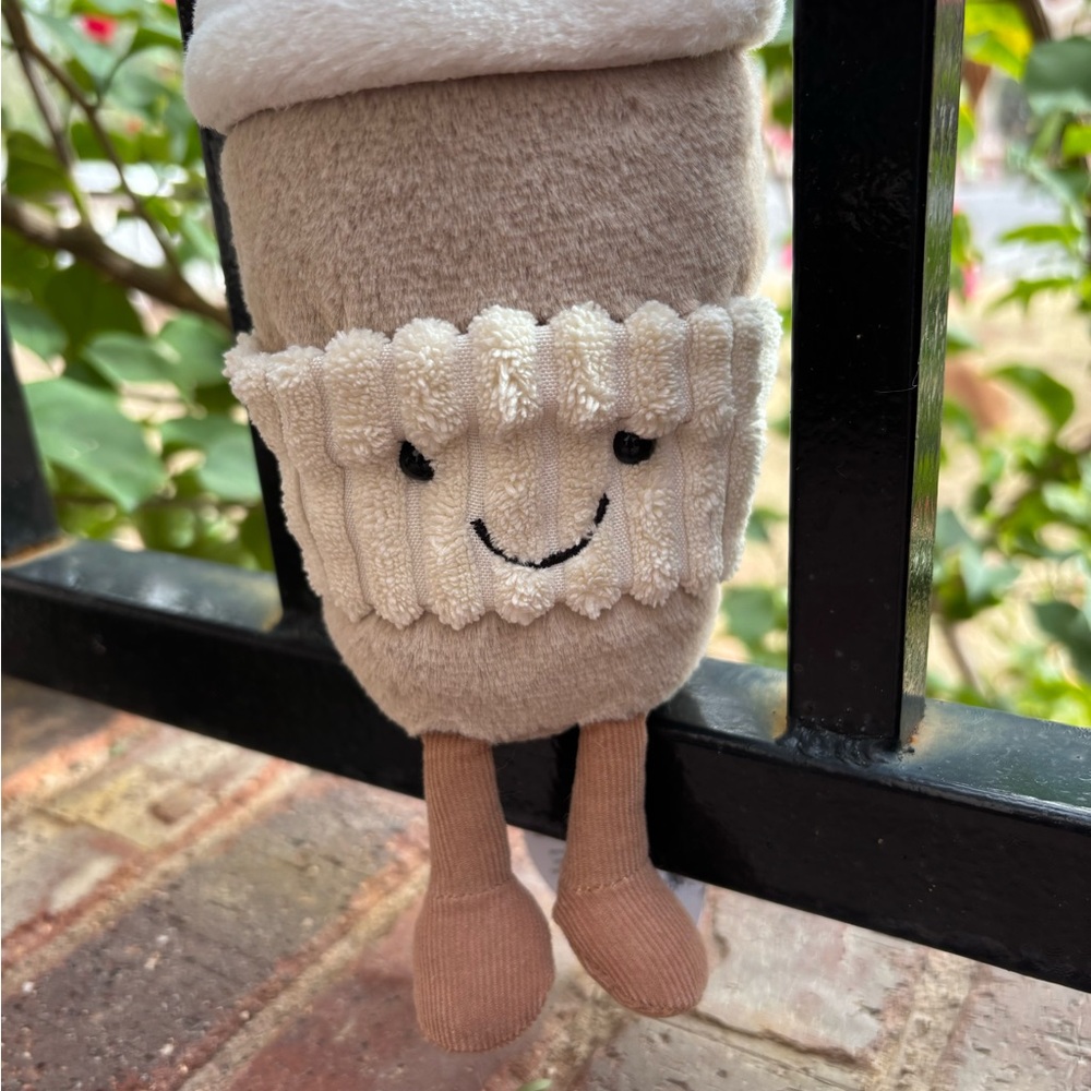 Jellycat Amuseables COFFEE  TO GO Authentic US Seller older tag out of stock